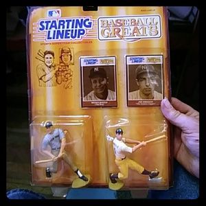 STARTING LINEUP BASEBALL GREATS MANTLE DIMAGGIO